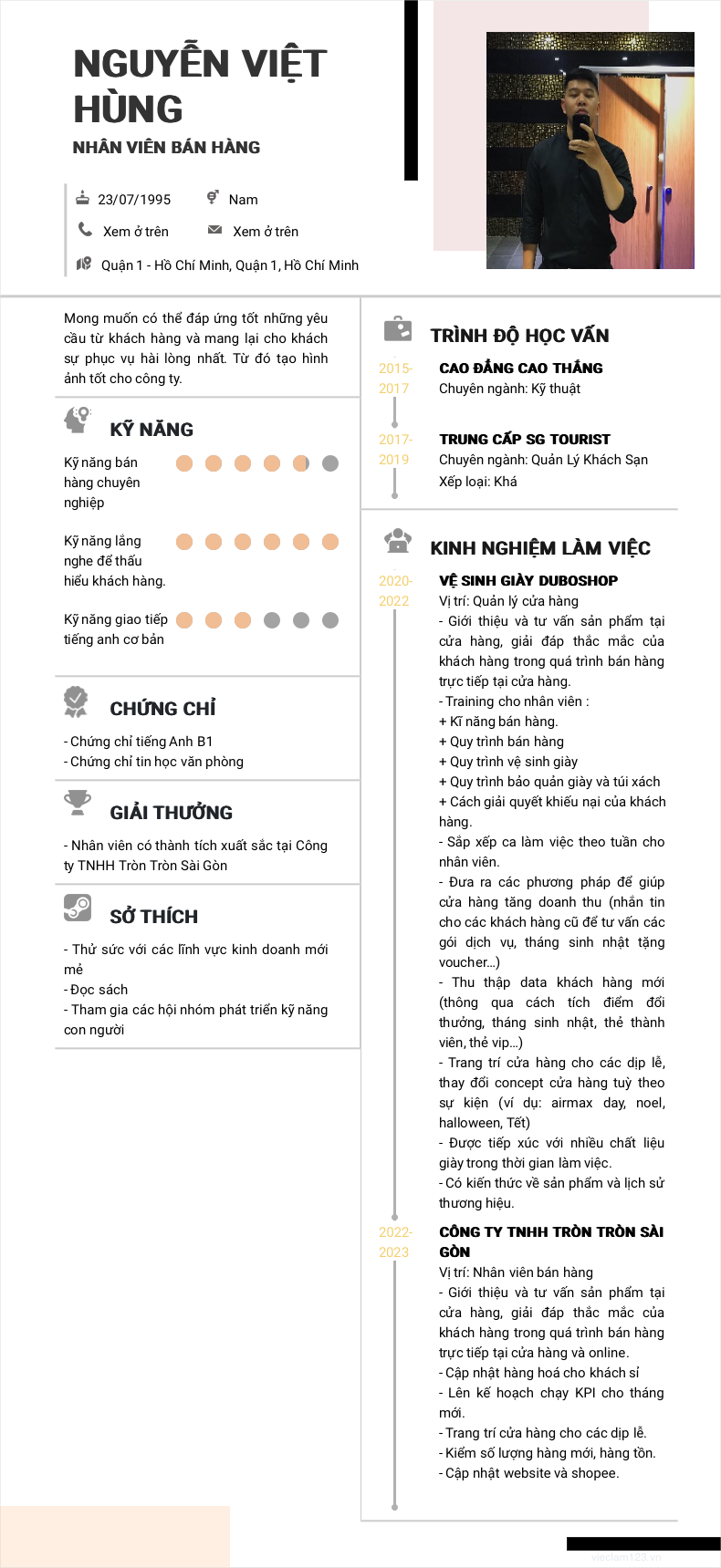 ảnh cv