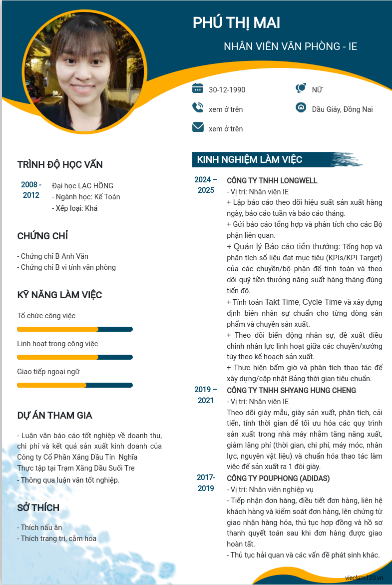 ảnh cv