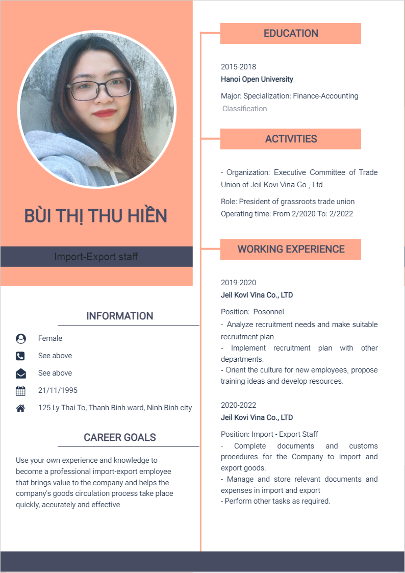 ảnh cv