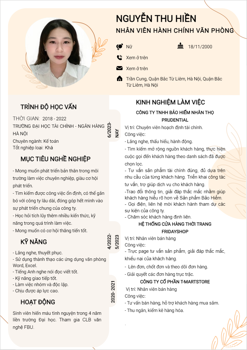 ảnh cv