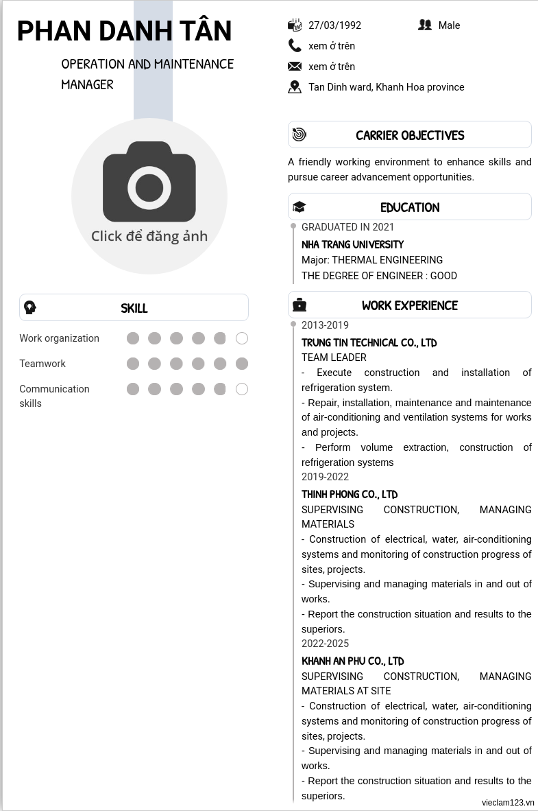 ảnh cv