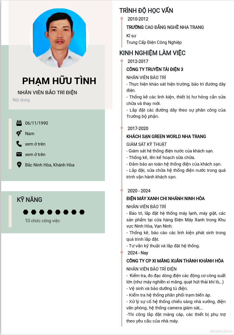 ảnh cv