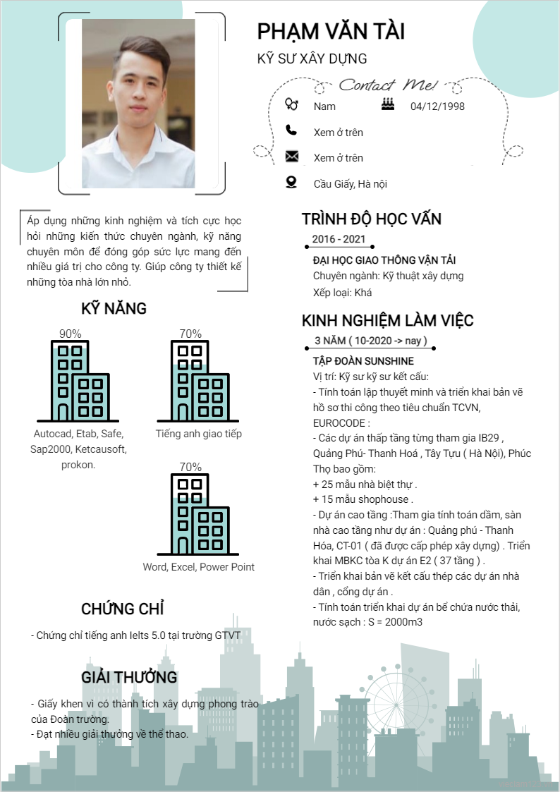 ảnh cv