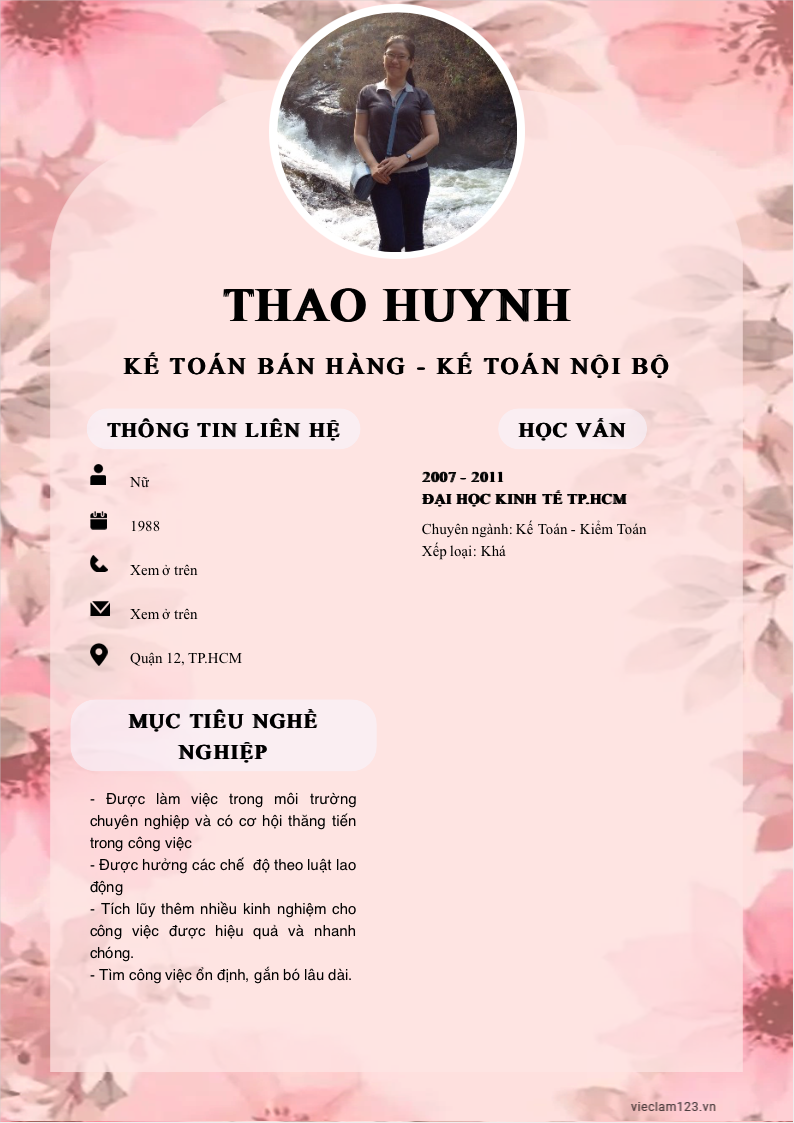 ảnh cv