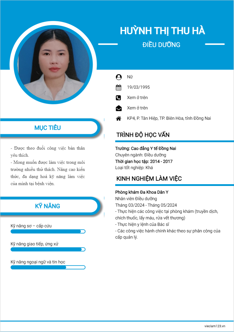 ảnh cv