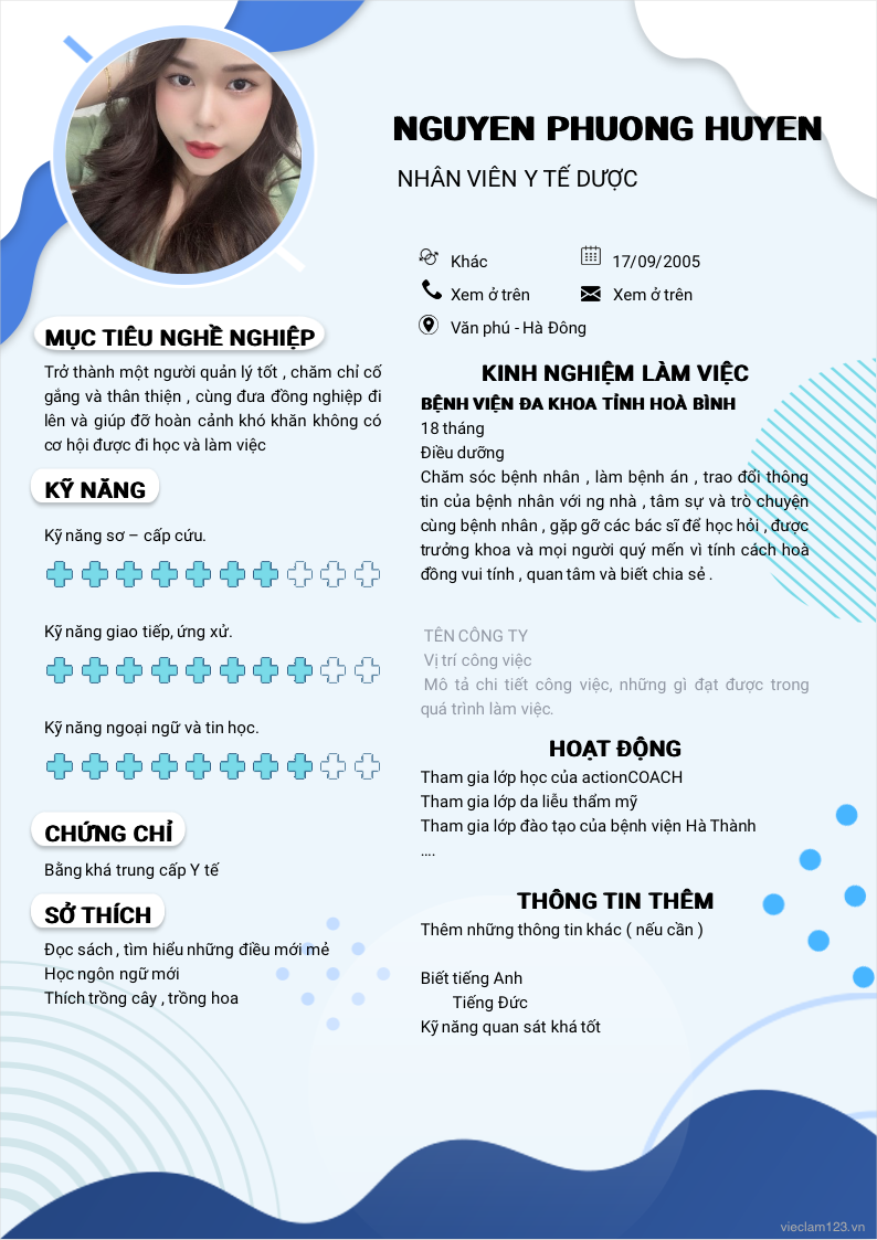 ảnh cv