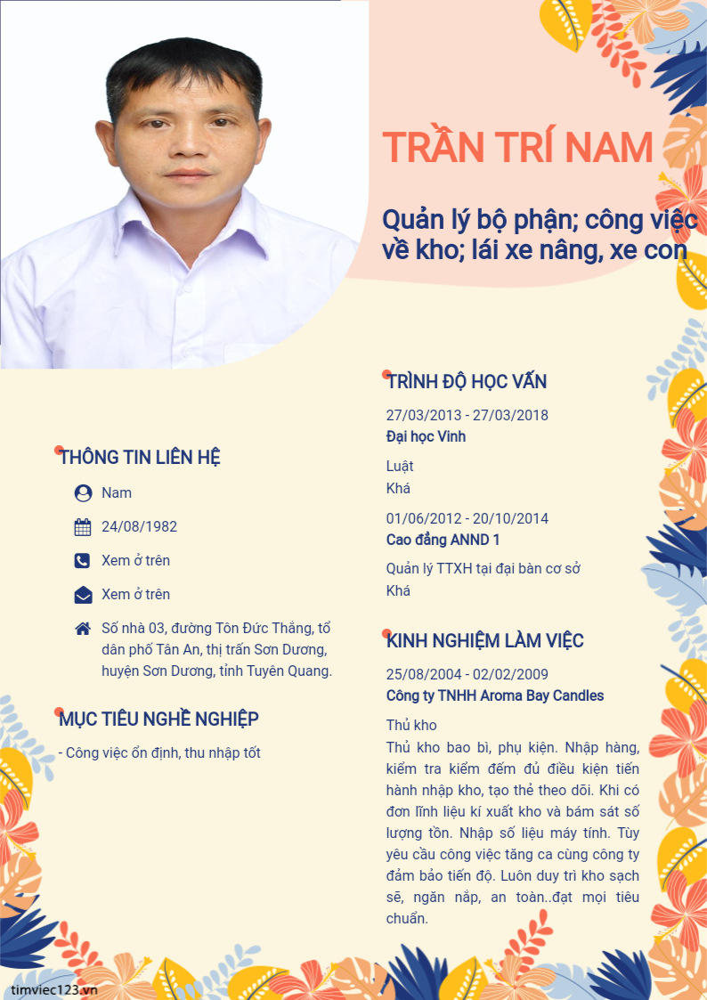 ảnh cv