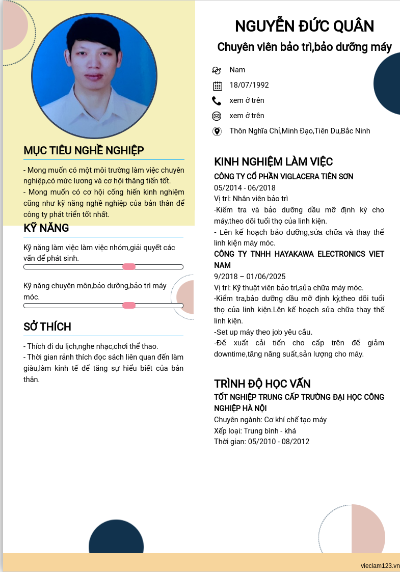 ảnh cv