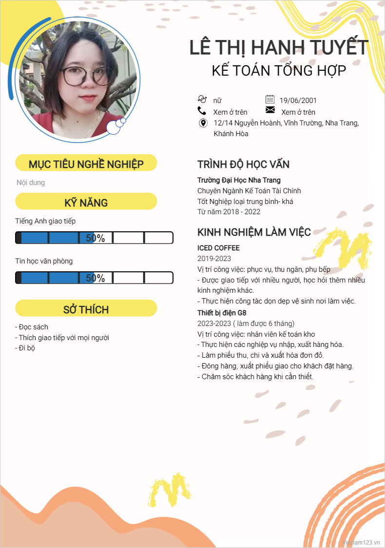 ảnh cv