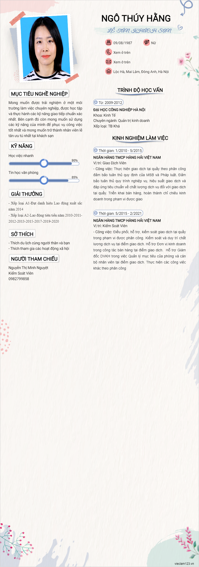 ảnh cv