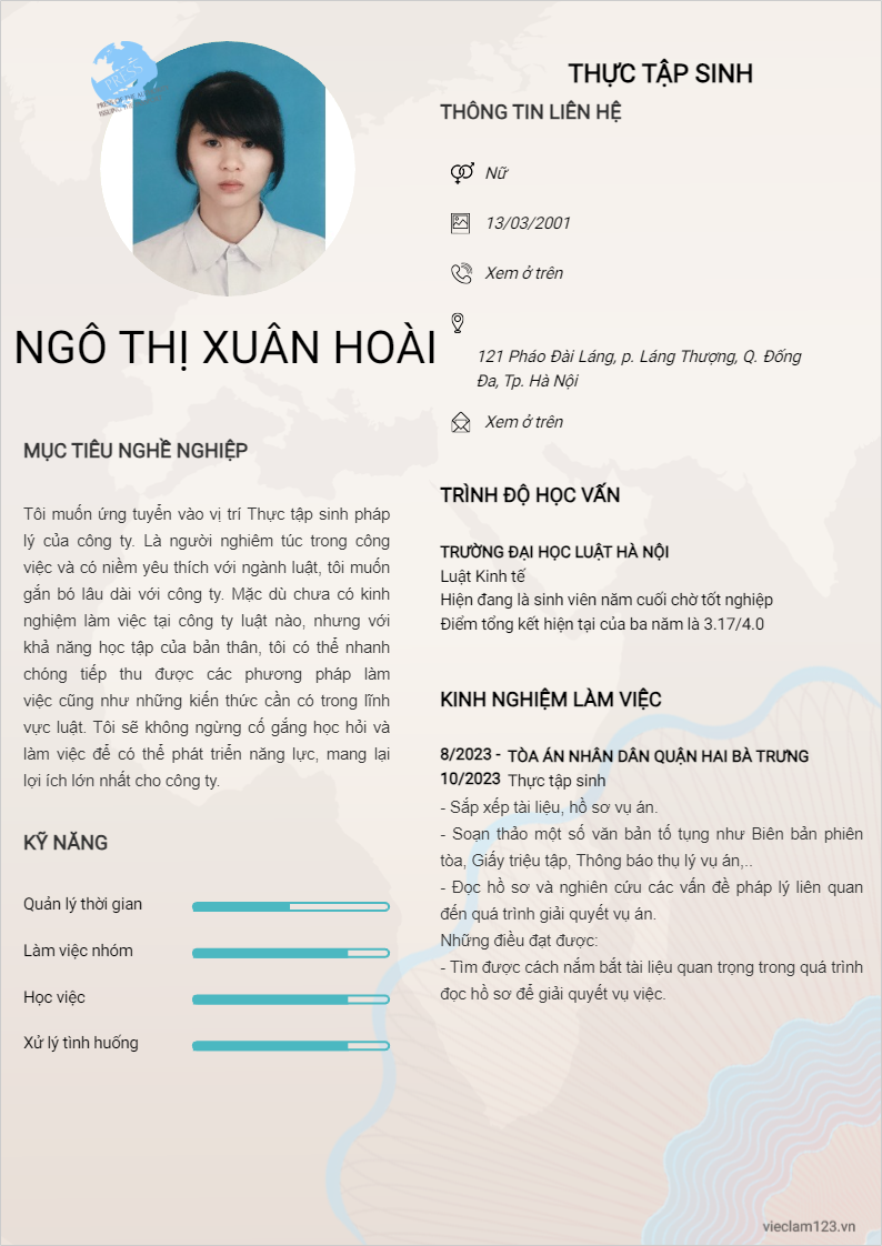 ảnh cv