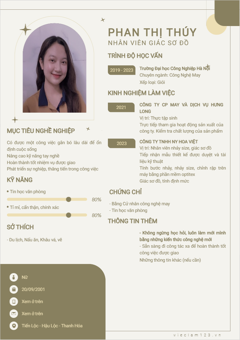 ảnh cv