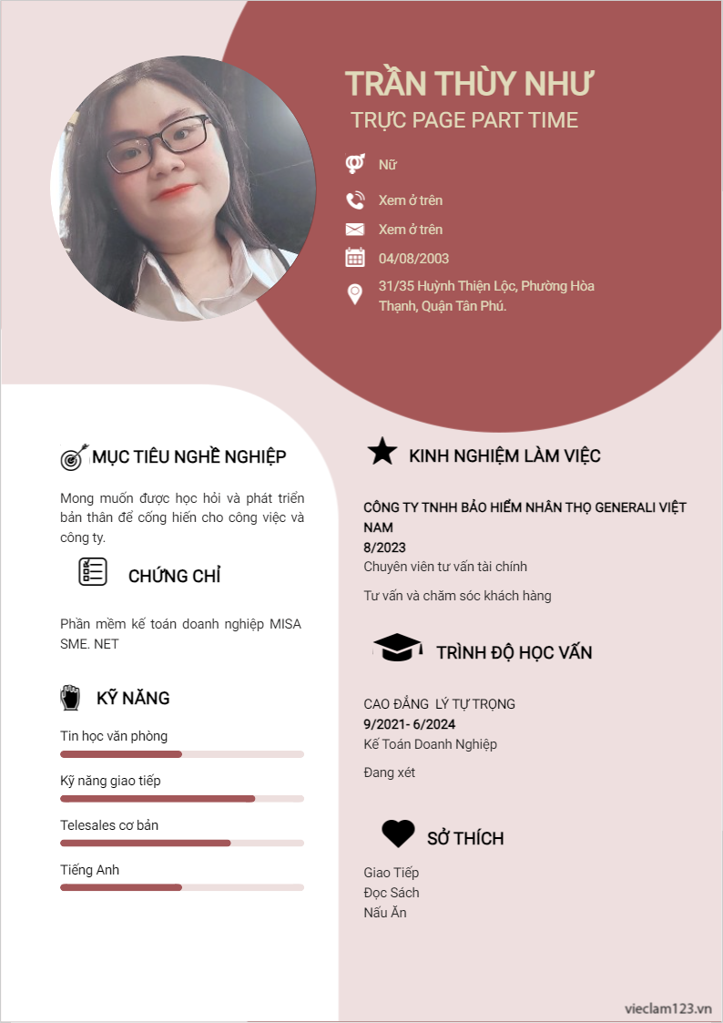 ảnh cv