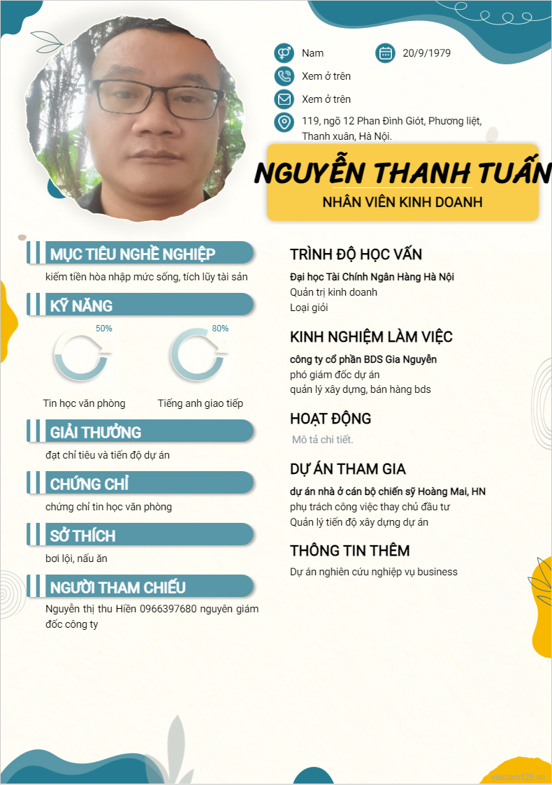 ảnh cv