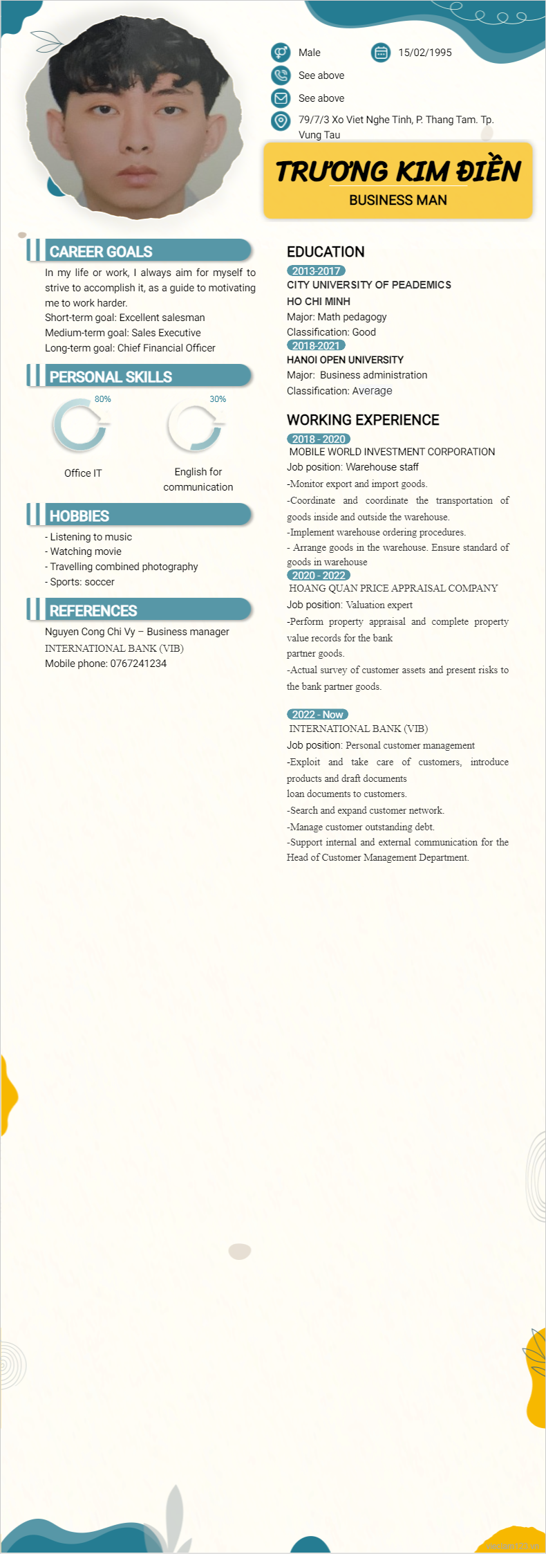 ảnh cv