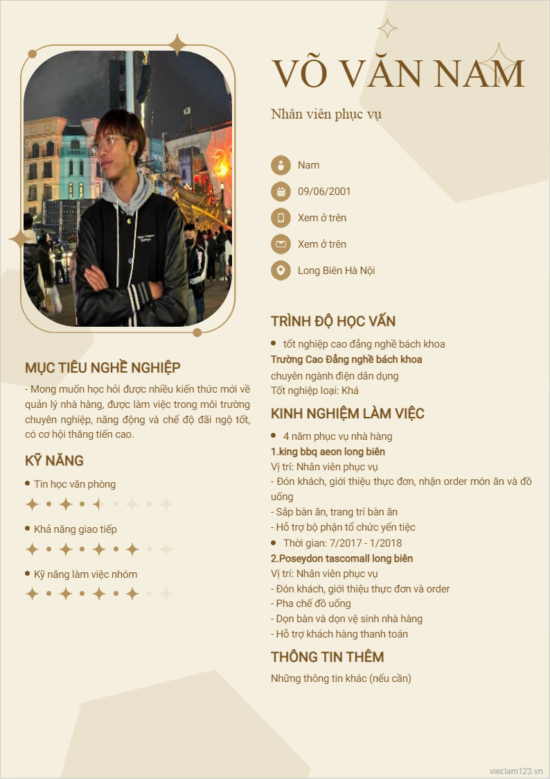 ảnh cv