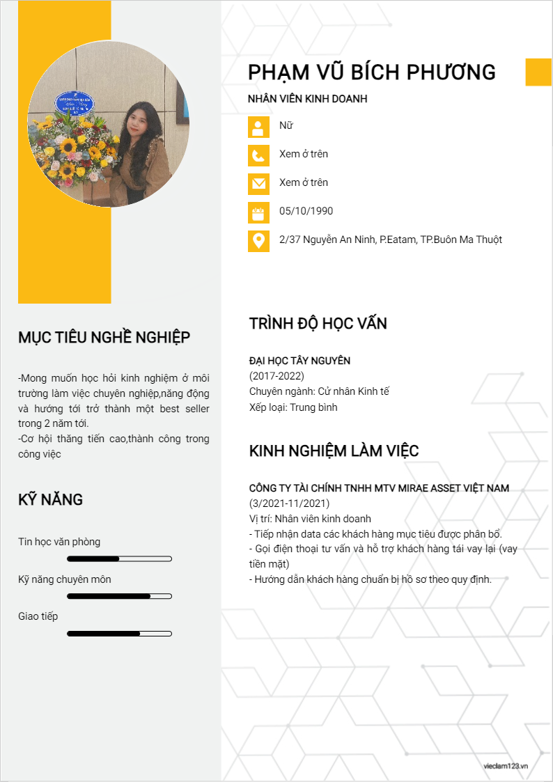 ảnh cv