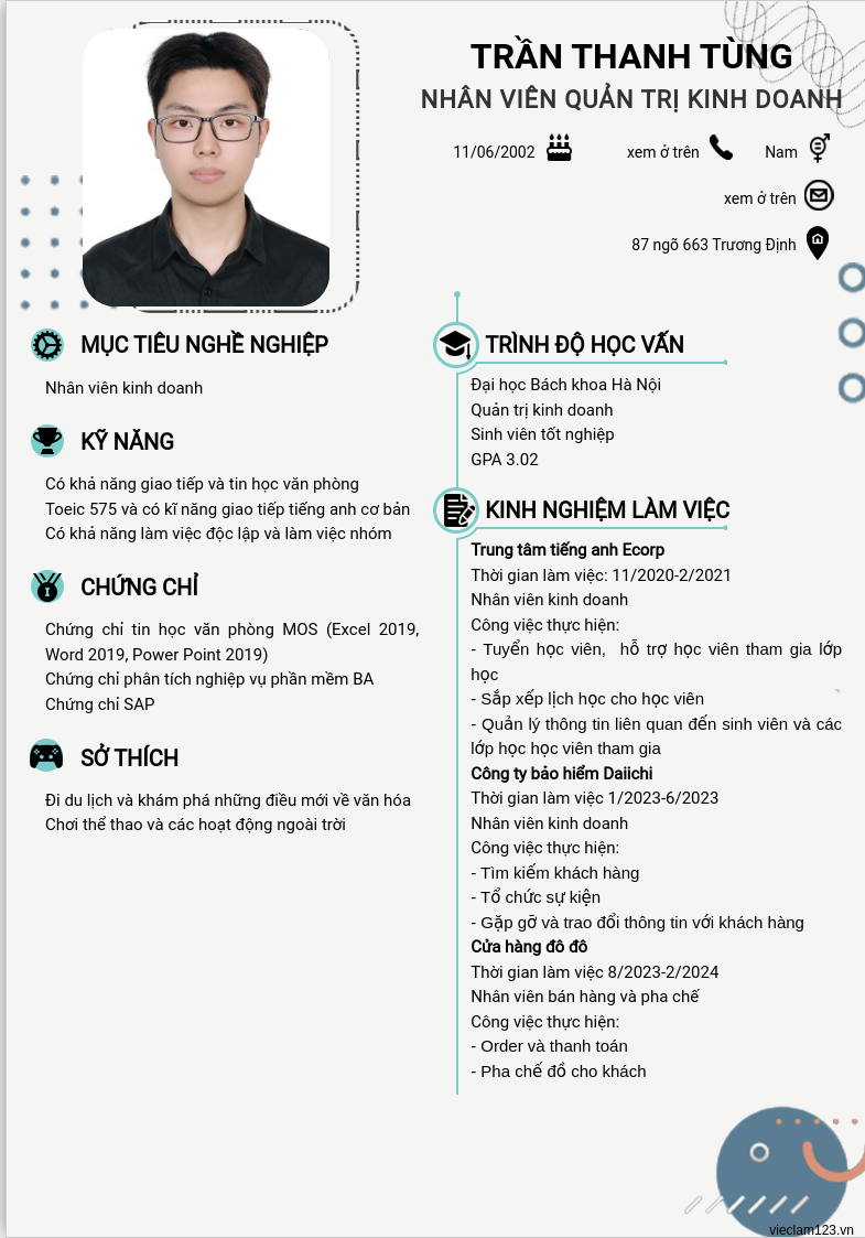 ảnh cv