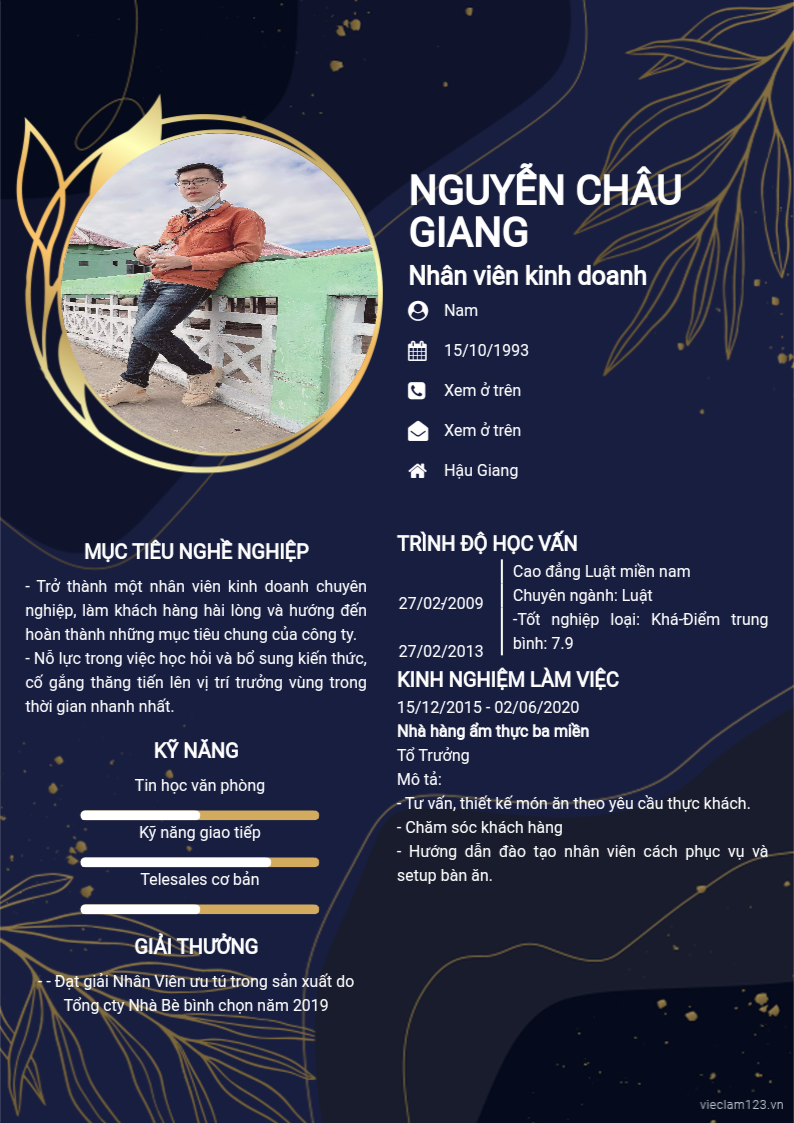 ảnh cv