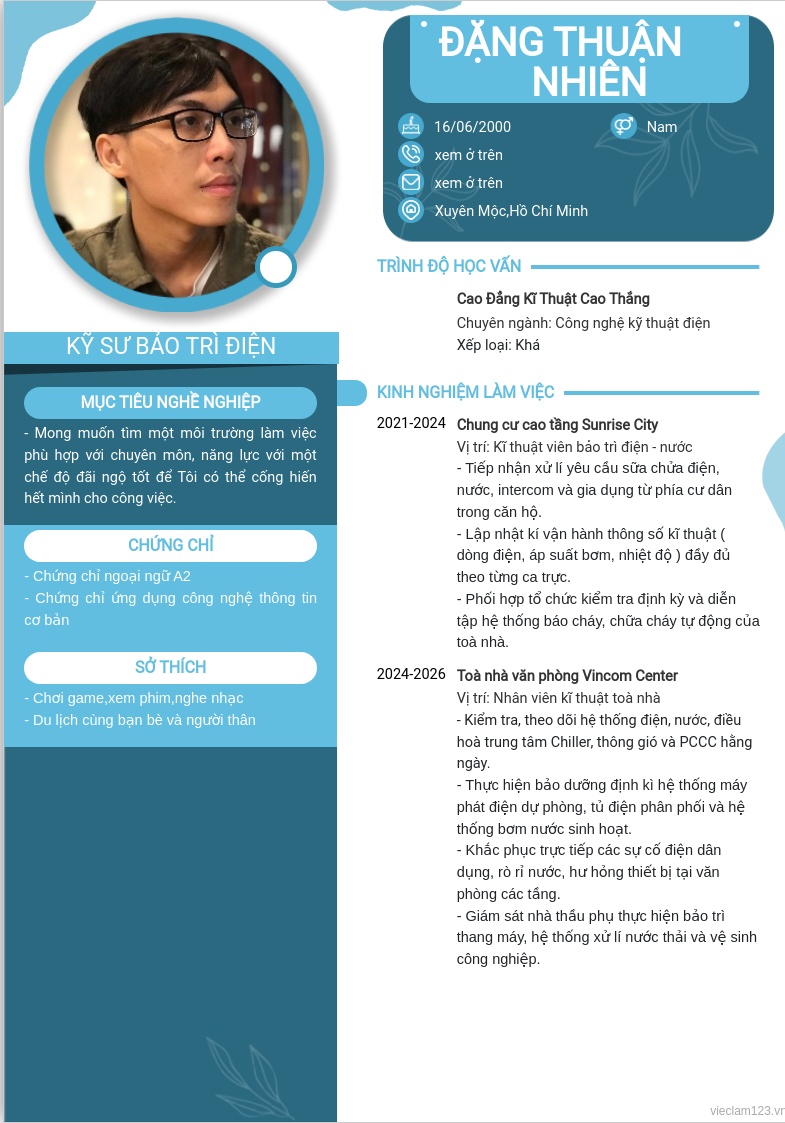 ảnh cv