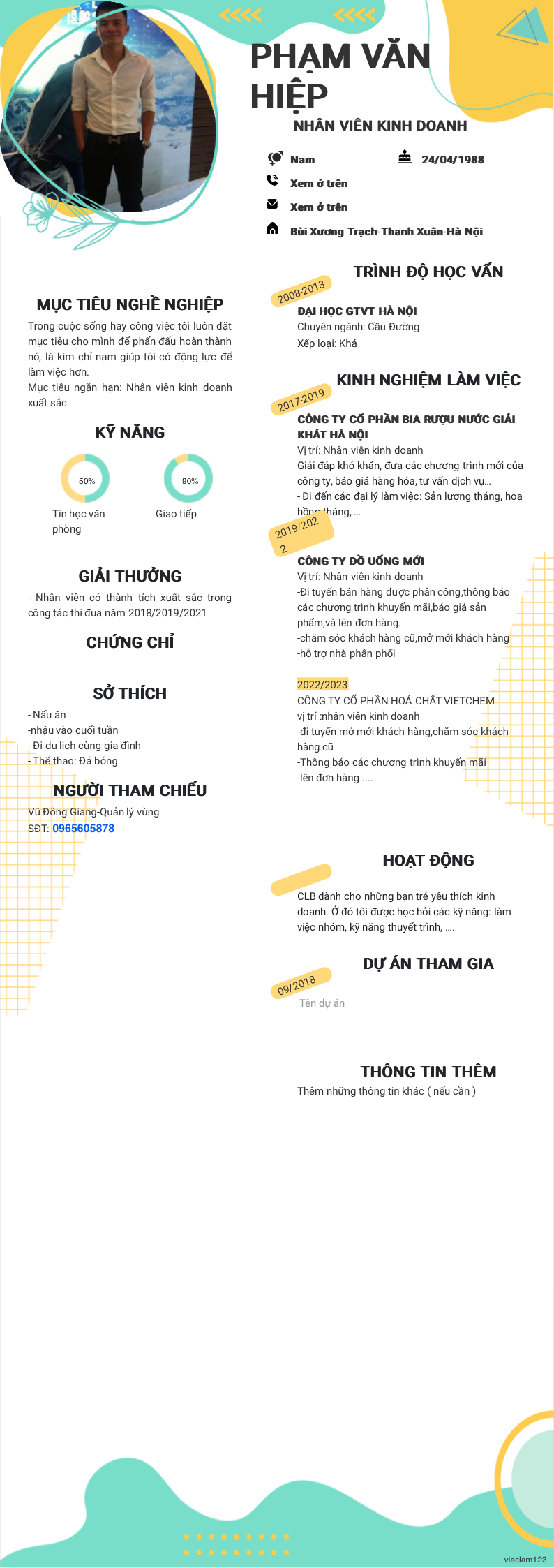 ảnh cv