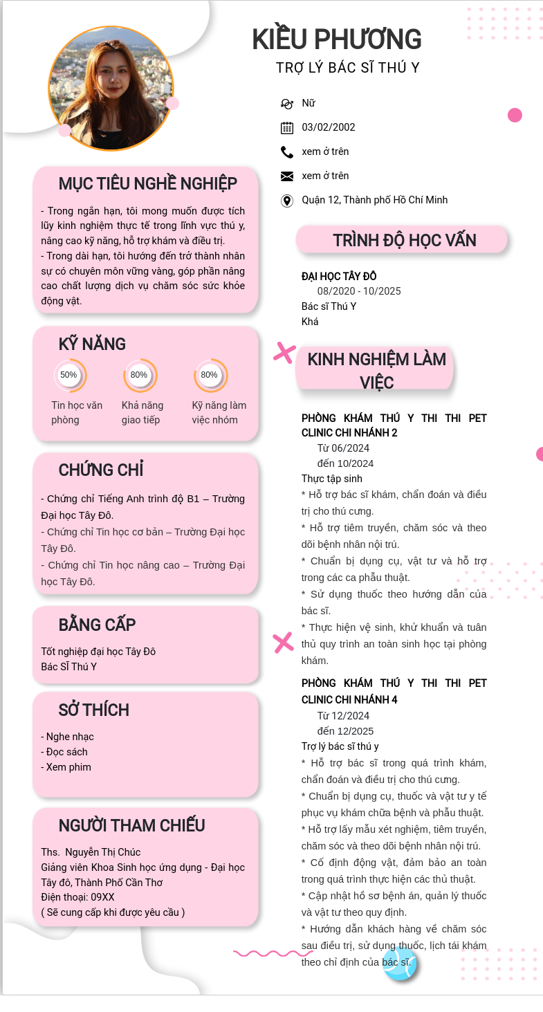 ảnh cv