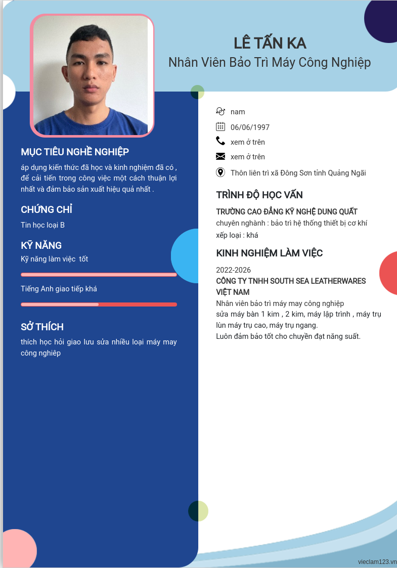 ảnh cv