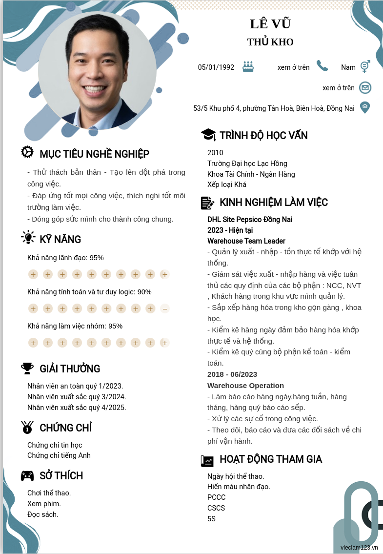 ảnh cv