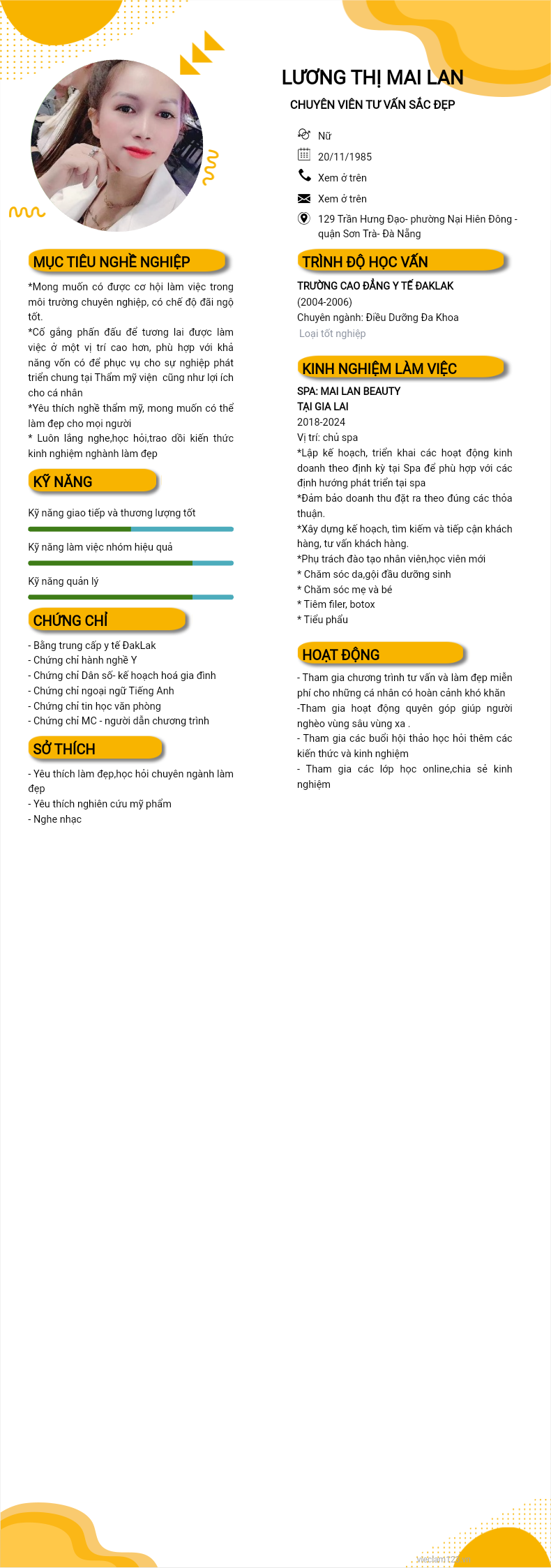 ảnh cv