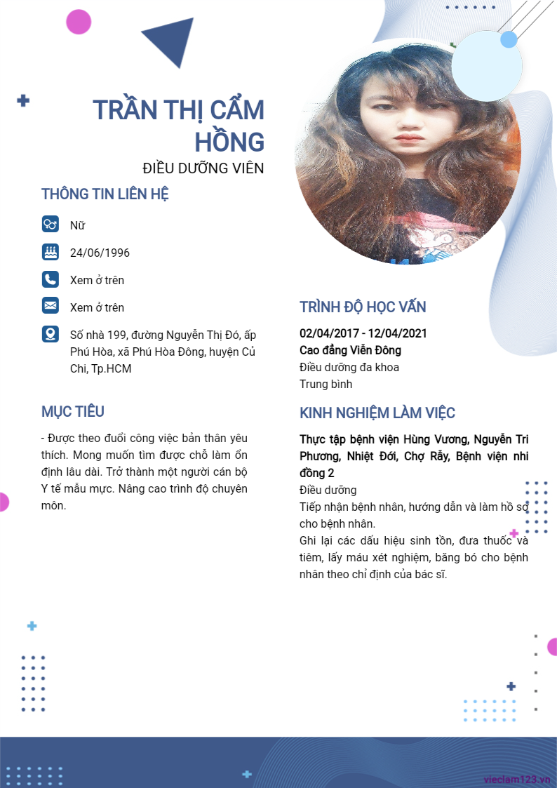 ảnh cv