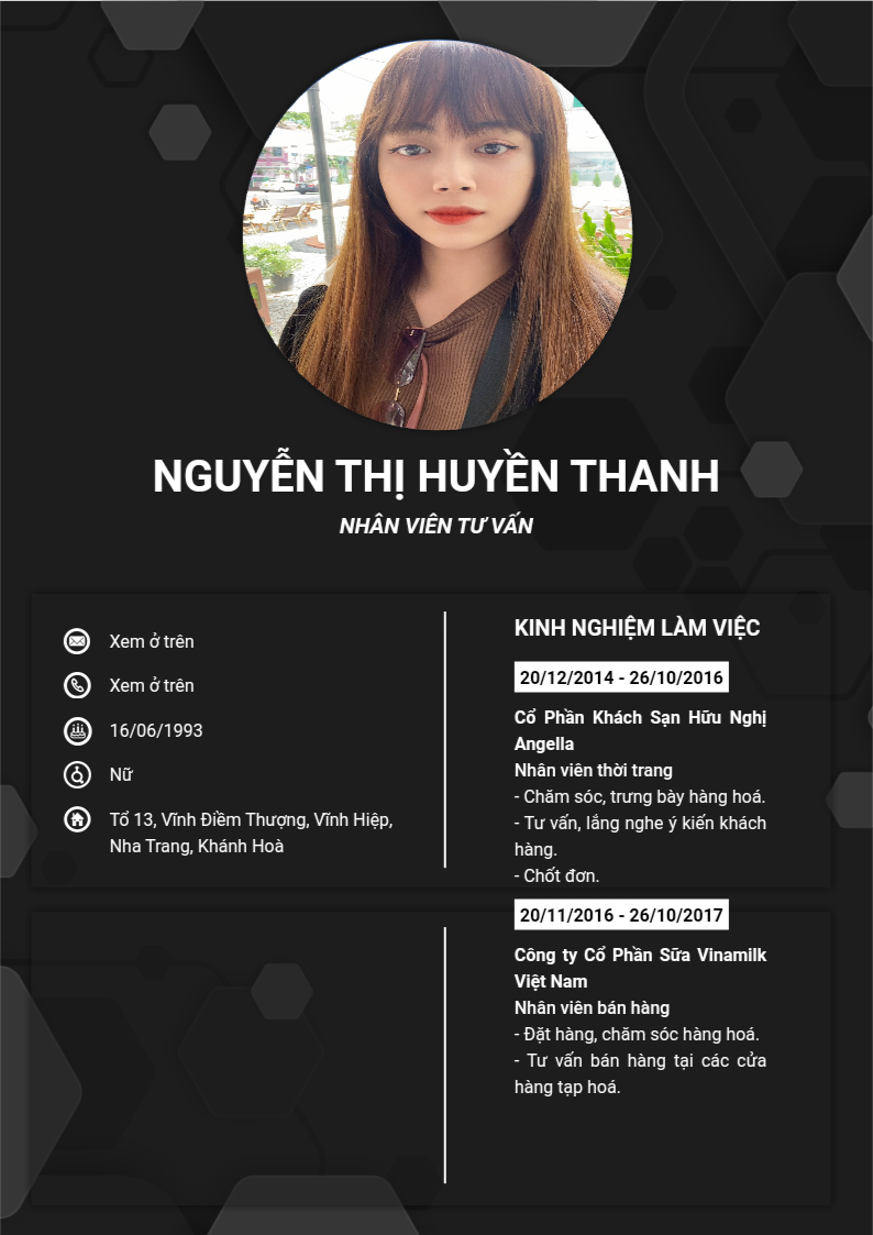 ảnh cv