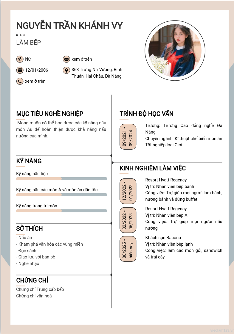 ảnh cv