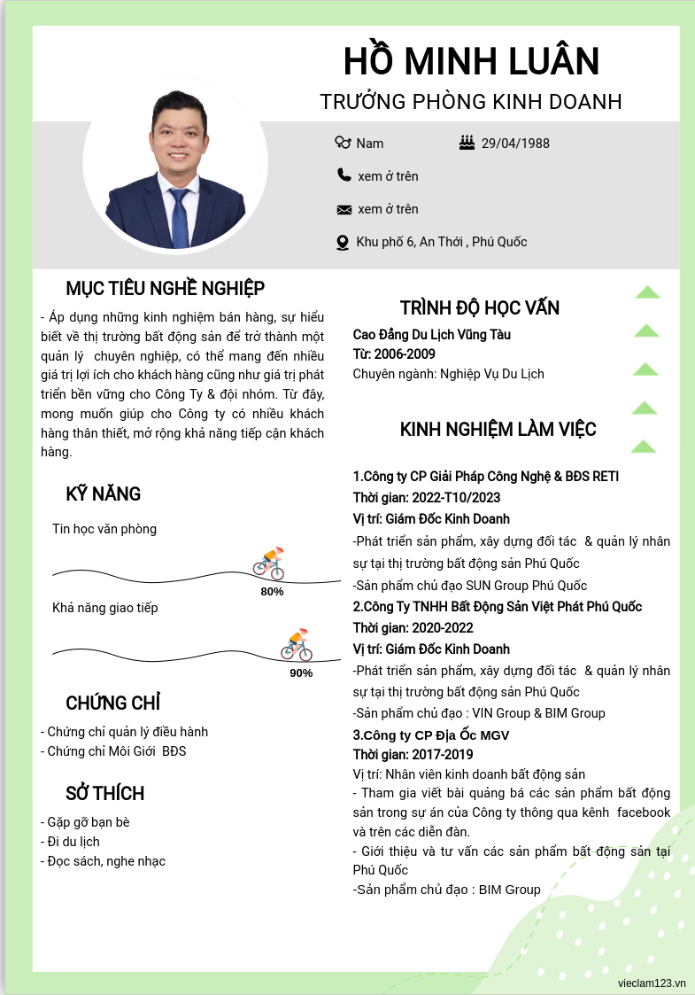 ảnh cv