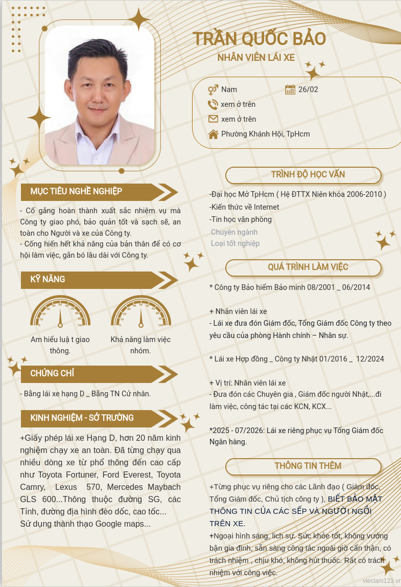 ảnh cv
