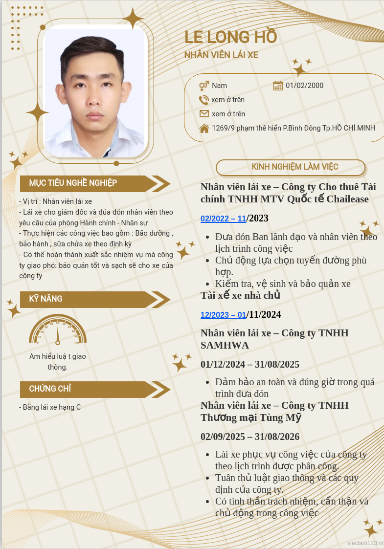 ảnh cv