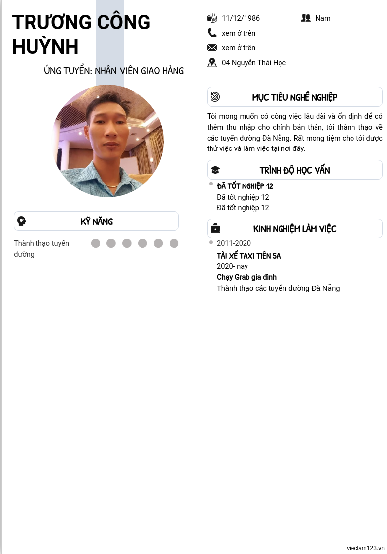 ảnh cv
