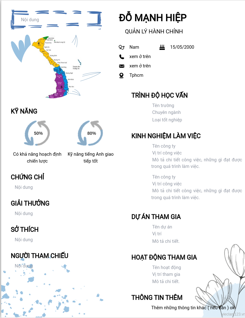 ảnh cv