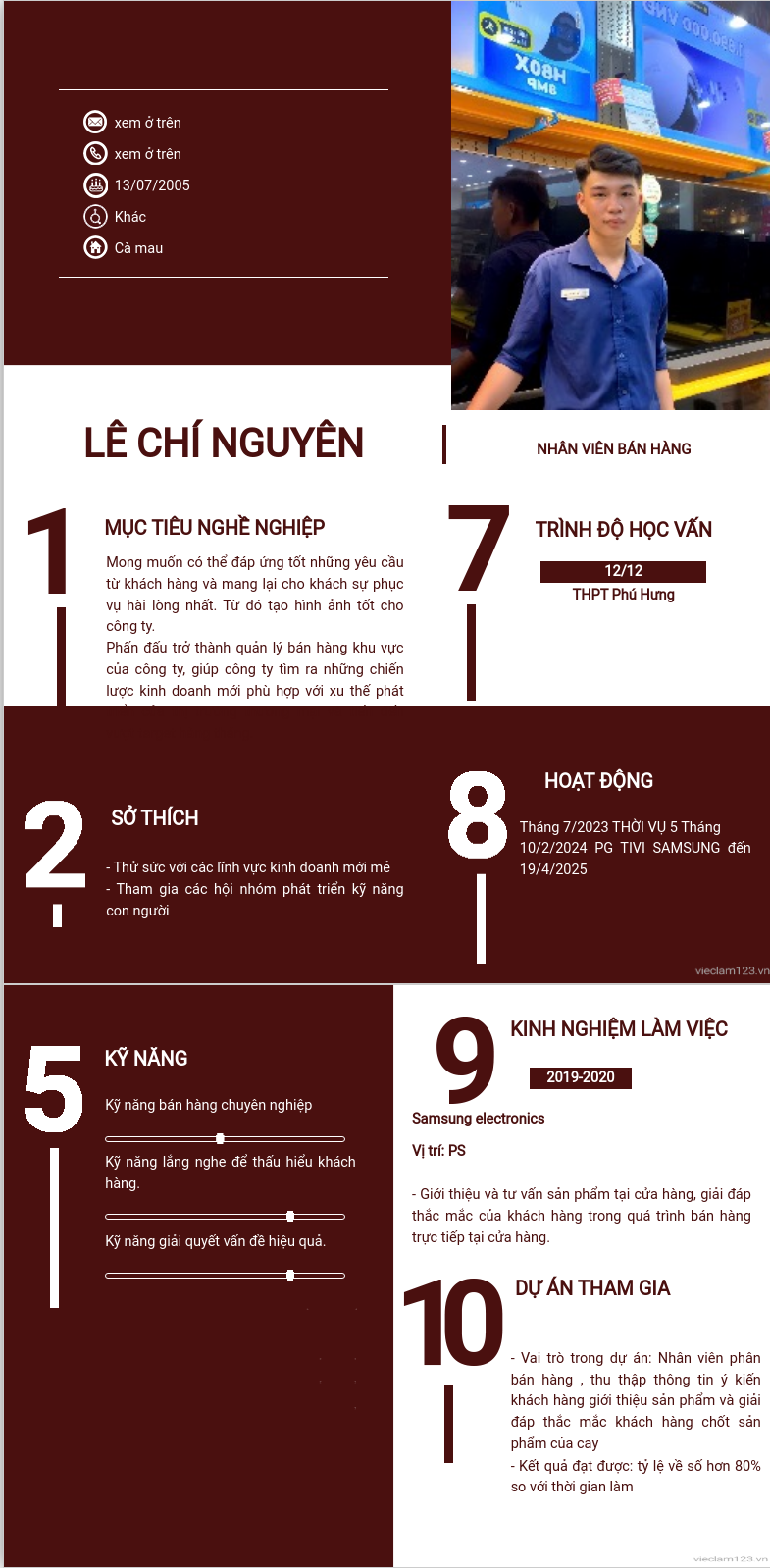 ảnh cv