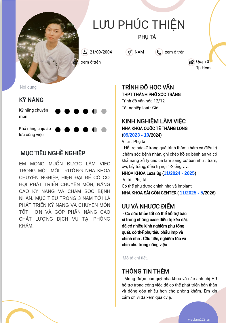 ảnh cv