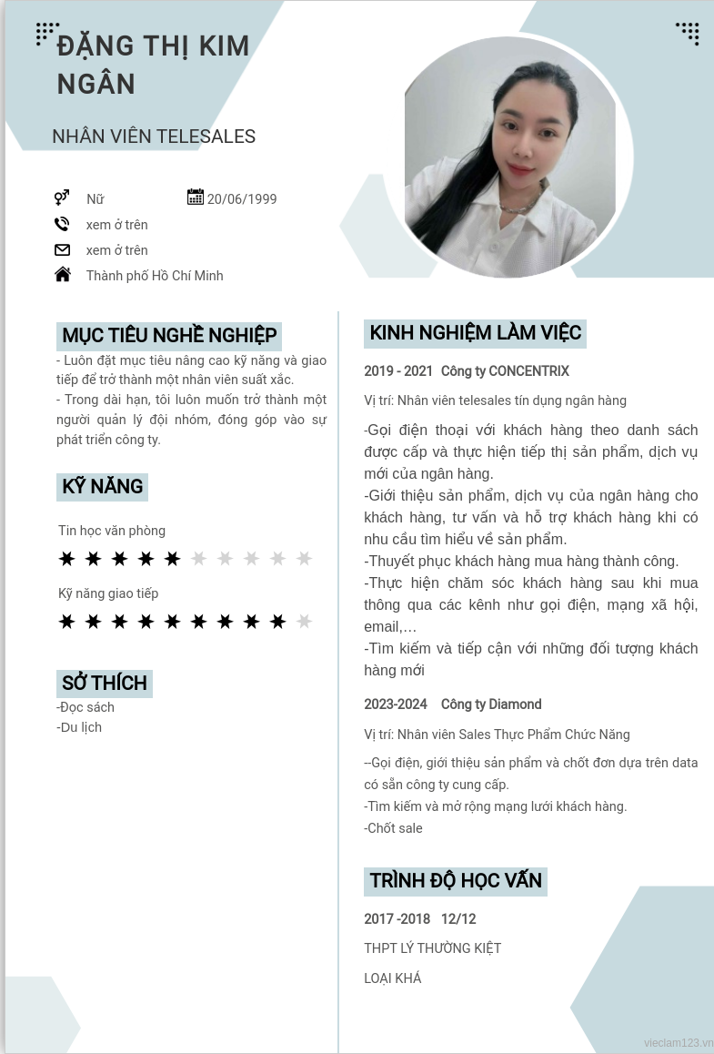 ảnh cv