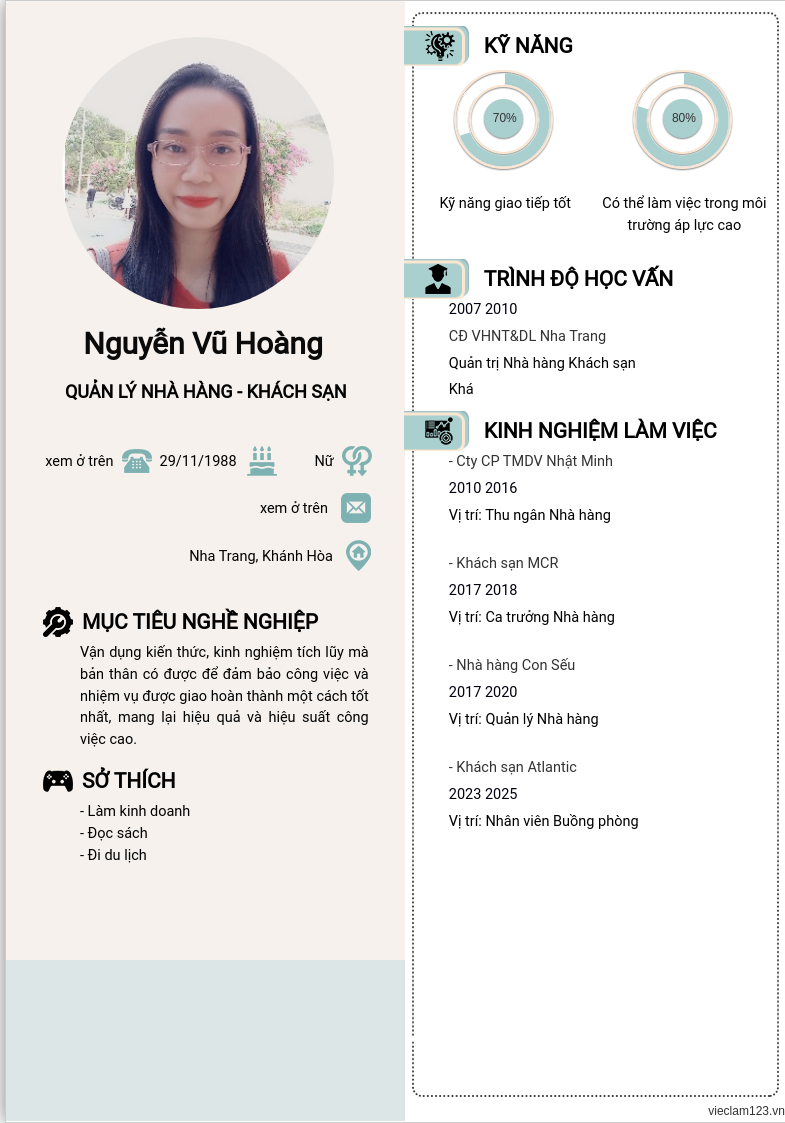 ảnh cv