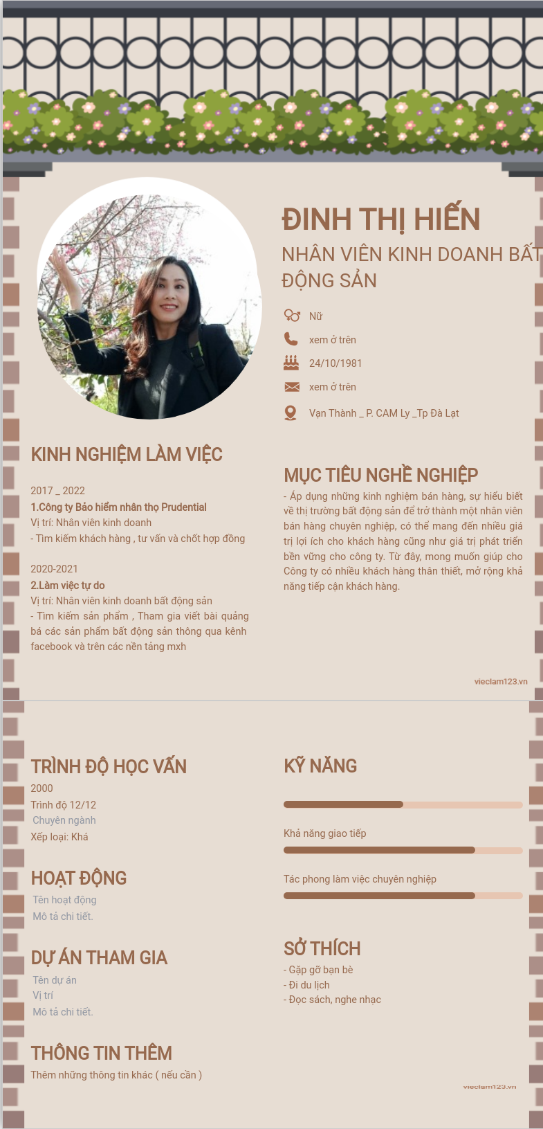 ảnh cv