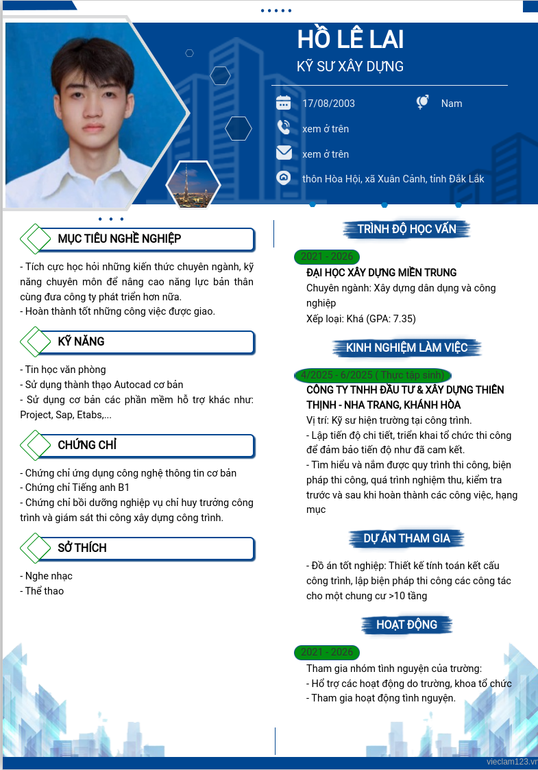 ảnh cv