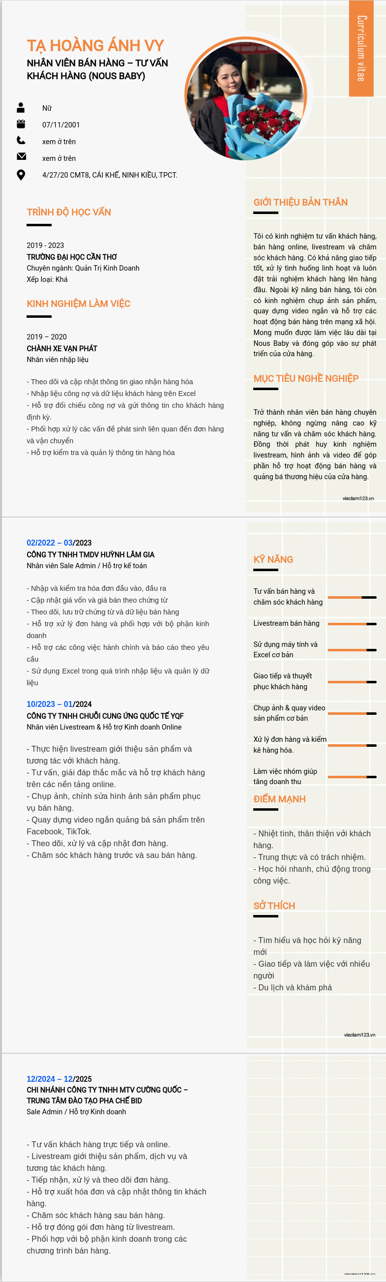 ảnh cv