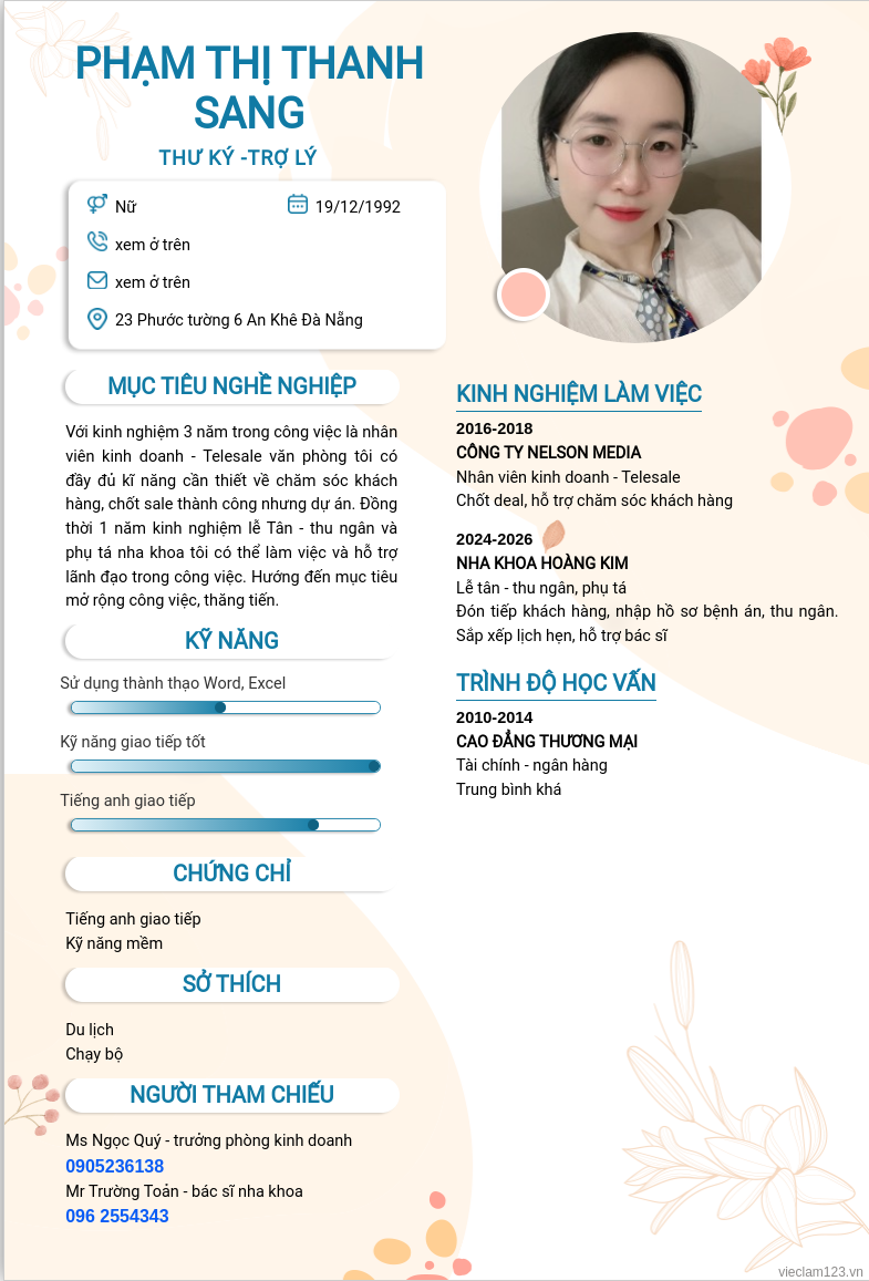 ảnh cv