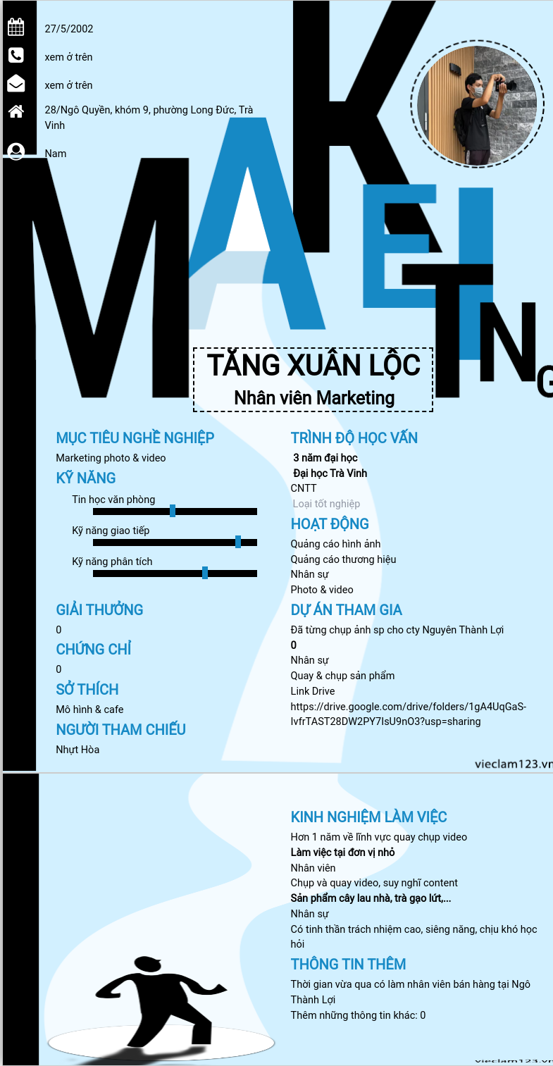 ảnh cv