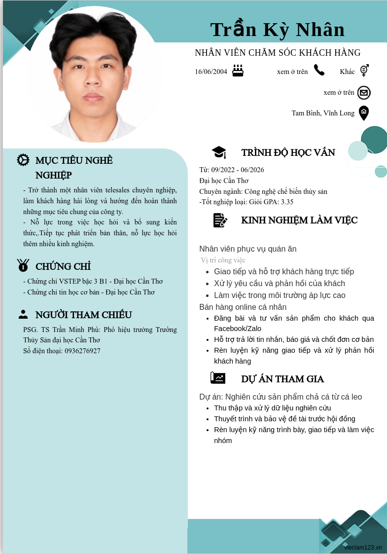 ảnh cv