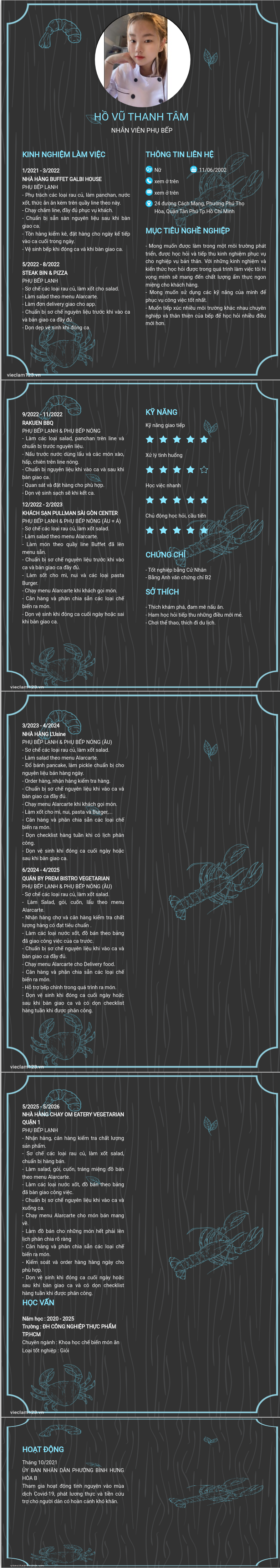 ảnh cv