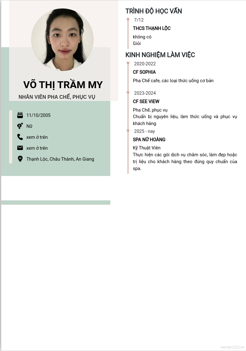 ảnh cv