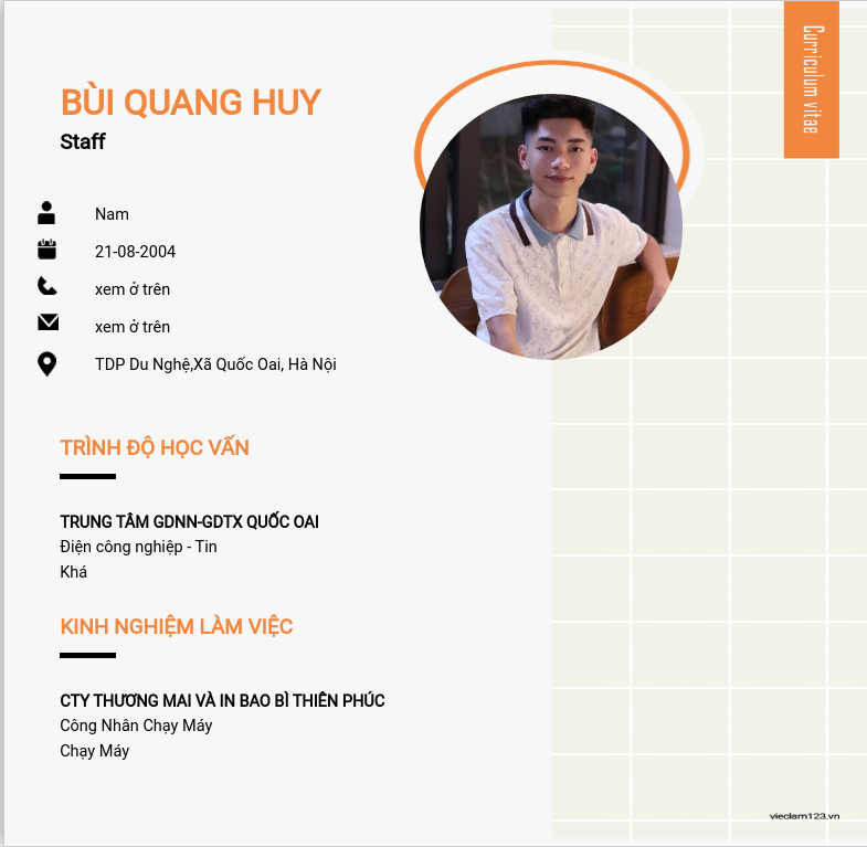 ảnh cv